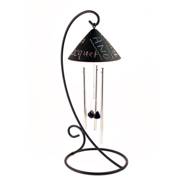 Trinx Chalkboard Solar Powered Indoor Wind Chime Wayfair.ca